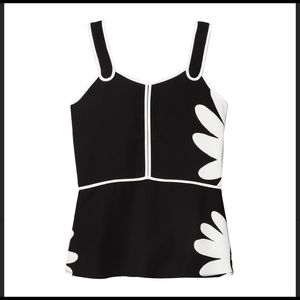 Victoria Beckham Daisy floral dressy tank top xs